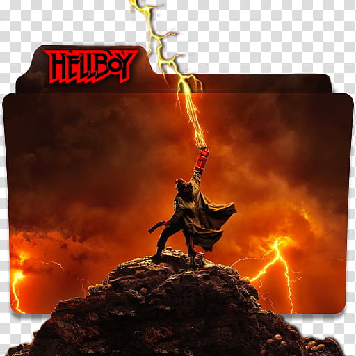 Hellboy  Movie Folder Icon , Hellboy () transparent background PNG clipart