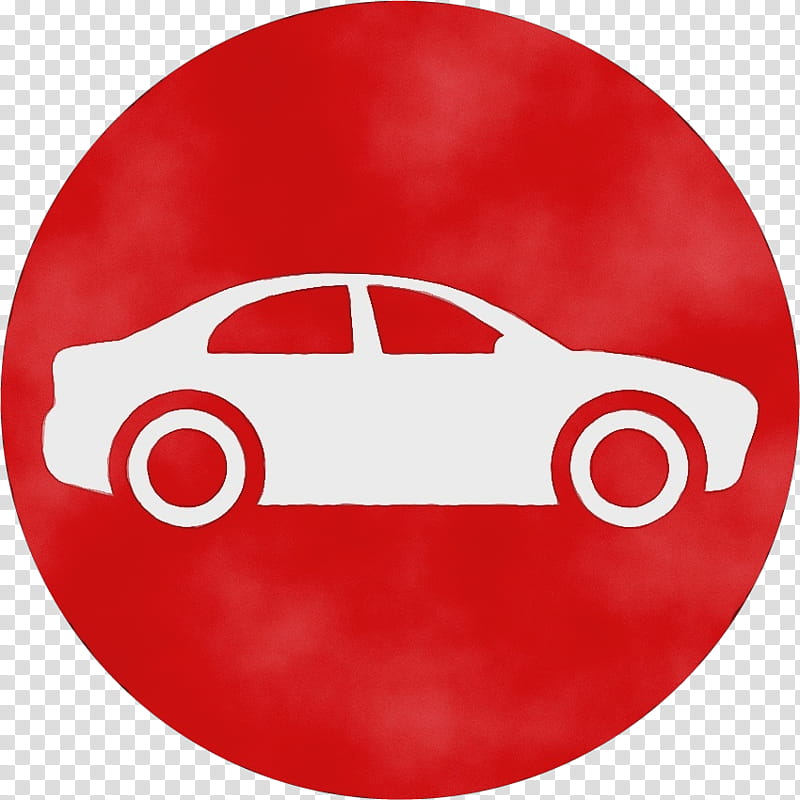 red motor vehicle plate circle vehicle, Watercolor, Paint, Wet Ink, Car, Symbol, Sign, Family Car transparent background PNG clipart