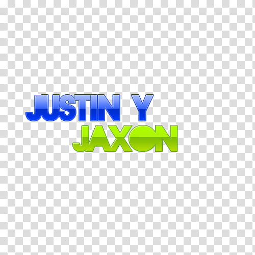 Text Justin y Jaxon transparent background PNG clipart