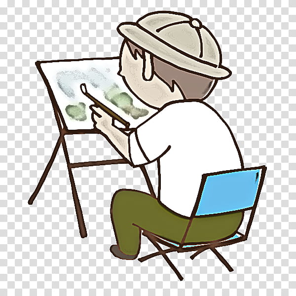 cartoon sitting job reading furniture, Cartoon transparent background PNG clipart