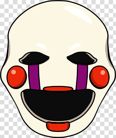 Five Nights at Freddy&#;s Puppet shirt design, multicolored clown painting transparent background PNG clipart