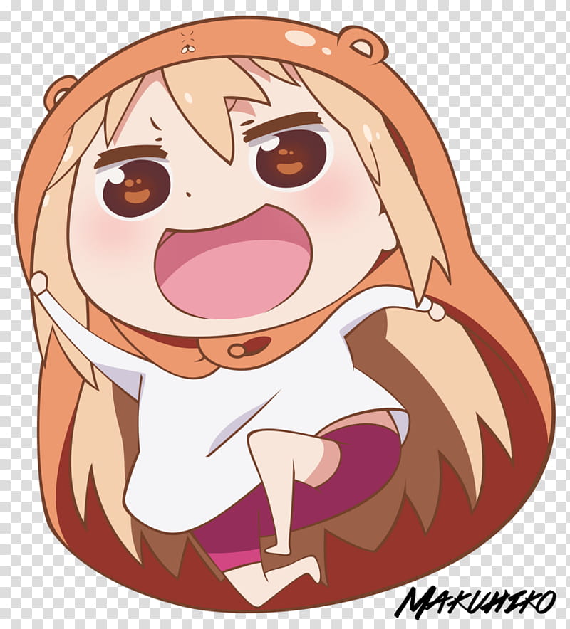 Doma Umaru, Makuhiko anime character illustration transparent background PNG clipart