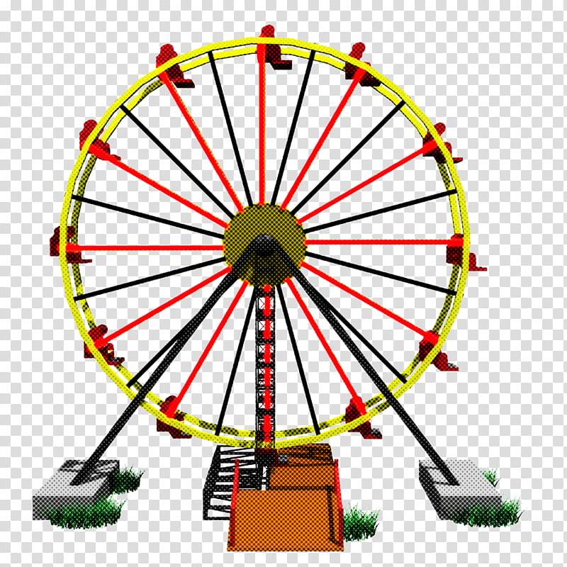 ferris wheel tourist attraction line wheel recreation, Amusement Park, Auto Part, Amusement Ride, Rim transparent background PNG clipart