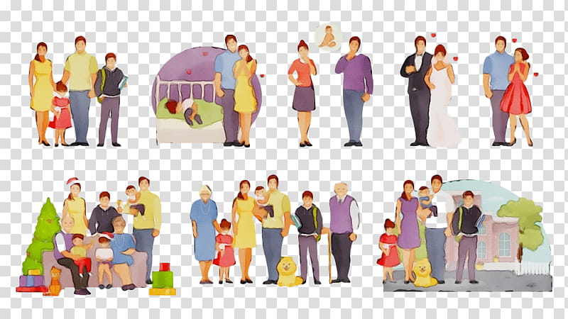 people social group community fun youth, Watercolor, Paint, Wet Ink, Human, Team, Queue Area, Crowd, Tourism transparent background PNG clipart