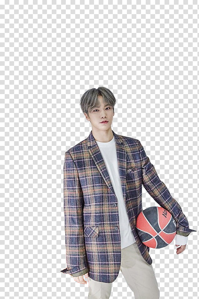 Astro DREAM PART , man wearing suit jacket holding basketball while standing transparent background PNG clipart