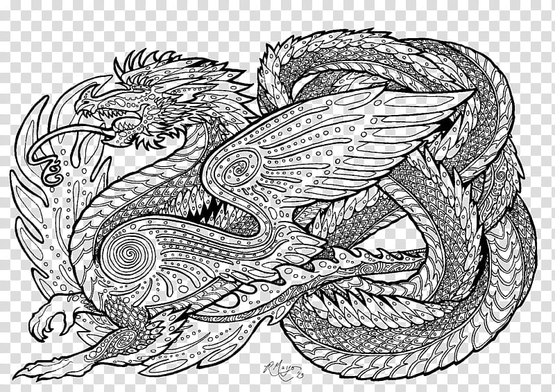 Chinese Cloud, Drawing, Dragon, Chinese Dragon, Coloring Book, Line Art, Painting, Serpent transparent background PNG clipart