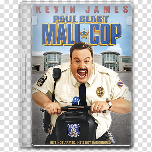 Movie Icon Mega , Paul Blart, Mall Cop, Paul Bart Mall Cop DVD case transparent background PNG clipart
