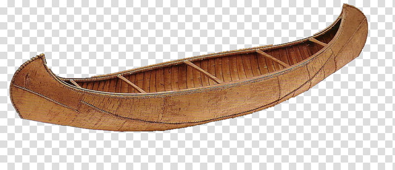 Canoe, brown wooden canoe illustration transparent background PNG clipart