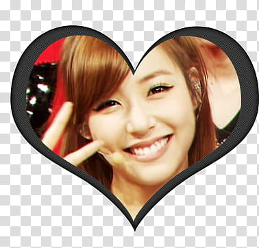 SNSD Tiffany heart frame  transparent background PNG clipart