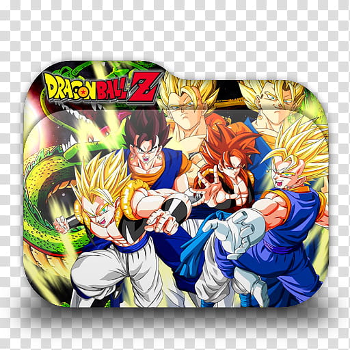 Dragon Balls Anime Folder Icon, Dragon Ball Z transparent background PNG clipart