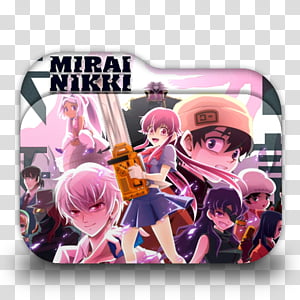 Mirai Nikki Anime Folder Icons by Knives, Mirai Nikki transparent  background PNG clipart | HiClipart