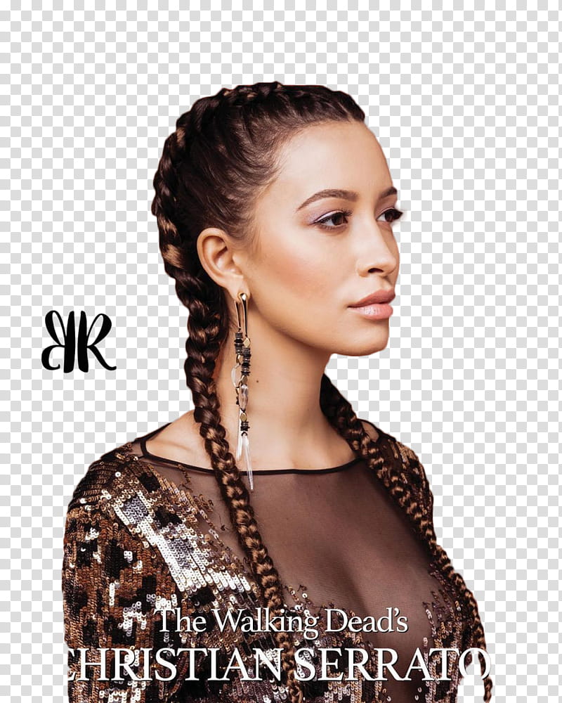 CHRISTIAN SERRATOS, woman wearing gray and brown illusion neckline dress transparent background PNG clipart