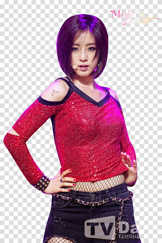 T ARA EunJung transparent background PNG clipart