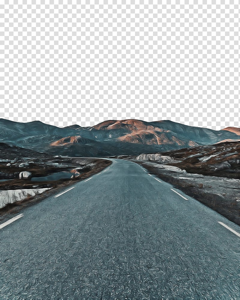 asphalt road highway road surface road trip, Infrastructure, Tar, Thoroughfare, Highland, Line, Lane, Hill transparent background PNG clipart