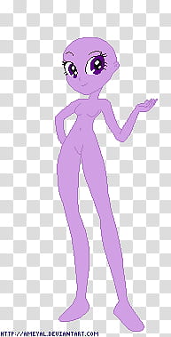 Equestria Girl Bases, bald naked woman cartoon character illustration transparent background PNG clipart