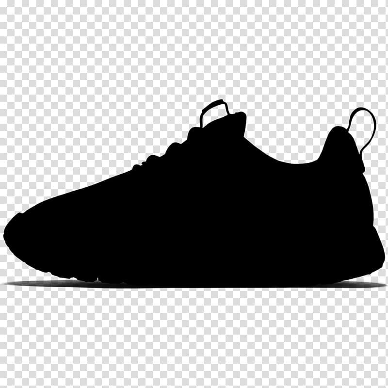 Sneakers Footwear, Shoe, Sportswear, Walking, Silhouette, Crosstraining, White, Black transparent background PNG clipart