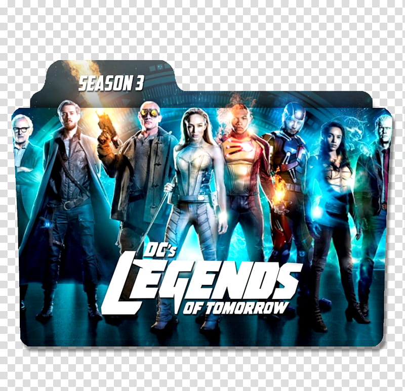 Dc Legends Of Tomorrow Serie Folders, DC's Legends of Tomorrow season  folder icon transparent background PNG clipart