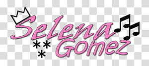 textos Selena Gomez transparent background PNG clipart thumbnail