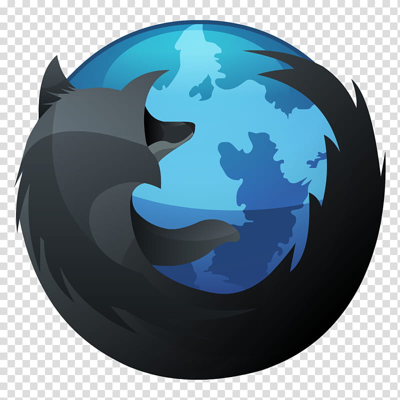 HP Dock Icon Set, HP-Firefox-Dock-Inverse-, black Mozilla Firefox logo transparent background PNG clipart
