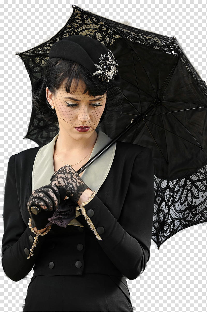 Katy Perry with black dress holding umbrella transparent background PNG clipart