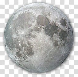 grey round moon close-up transparent background PNG clipart