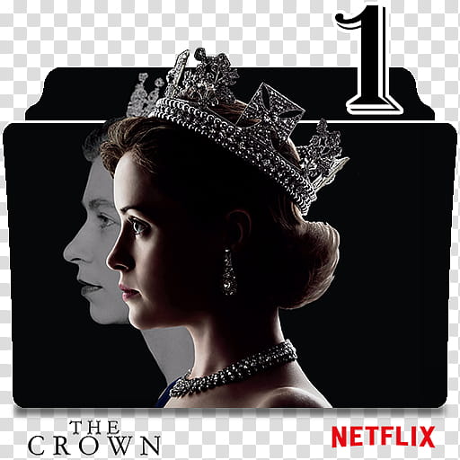 The Crown series and season folder icons, The Crown S ( transparent background PNG clipart