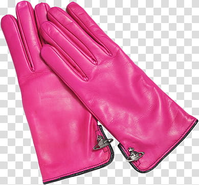 Princess, pair of pink leather gloves transparent background PNG clipart