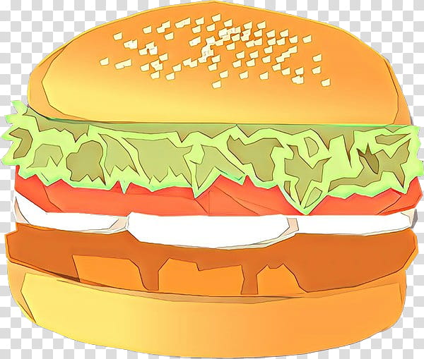 Hamburger, Fast Food, Orange, Cheeseburger, Yellow, Junk Food, Whopper, Sandwich transparent background PNG clipart