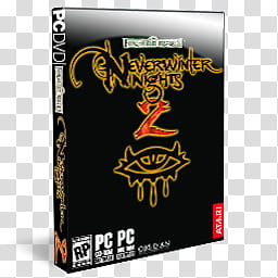 DVD Game Icons v, Neverwinter Nights , Neverwinter Nights  PC DVD case transparent background PNG clipart
