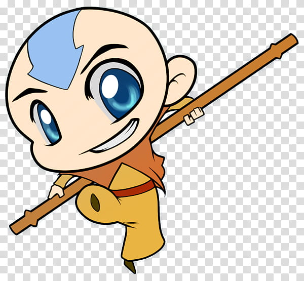 Chibi Aang transparent background PNG clipart | HiClipart