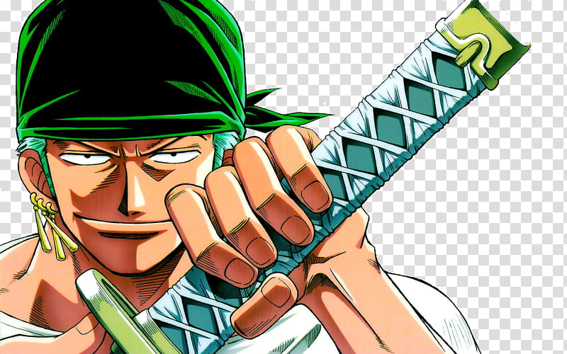 RORONOA ZORO, men with swords transparent background PNG clipart