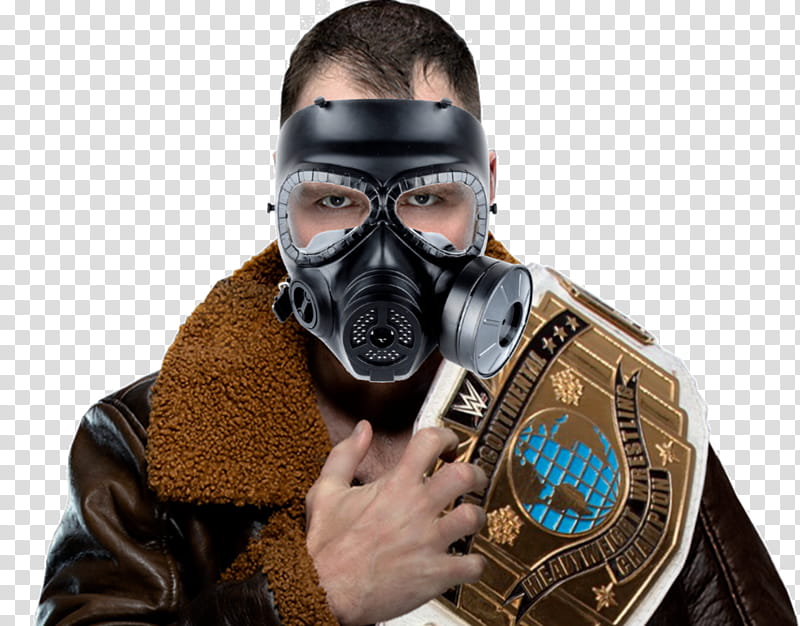 Dean Ambrose NEW  IC Champ with Gas Mask transparent background PNG clipart