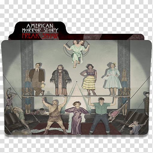 American Horror Story Icon Folder , American Horror Story, Freak Show transparent background PNG clipart