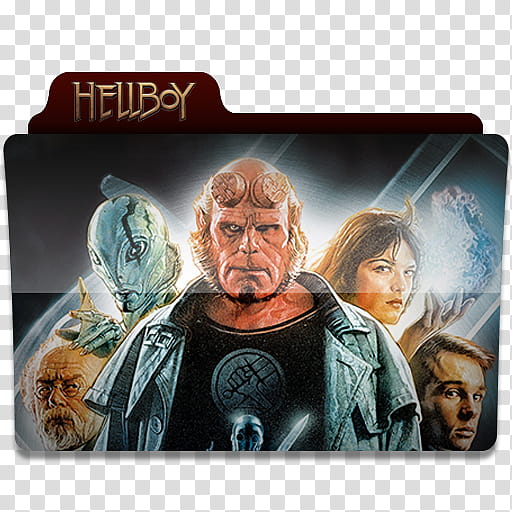 Folder Icons Movie , hellboy transparent background PNG clipart