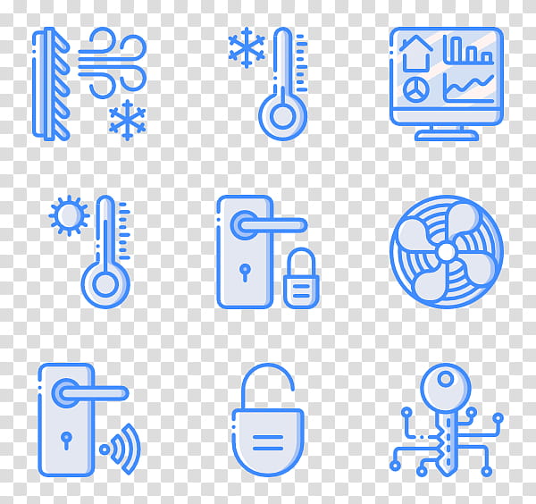 Automation Icon, Home Automation, Technology, House, Blue, Text, Line, Number transparent background PNG clipart