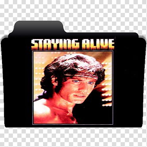 Epic  Movie Folder Icon Vol , Staying Alive transparent background PNG clipart