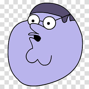 Peter Griffin Sykons, Peter Griffin Blueberry head transparent background PNG clipart