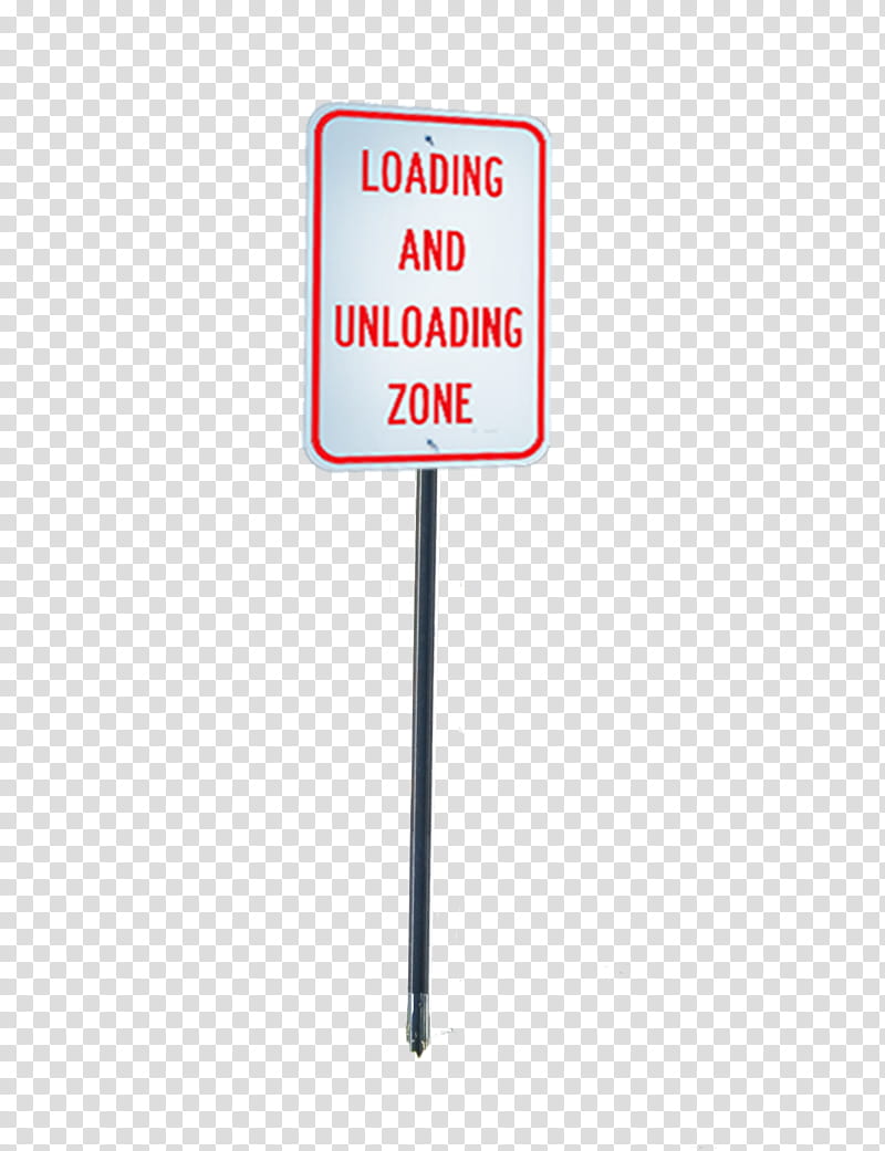 LOADING And UNLOADING Street Sign  transparent background PNG clipart