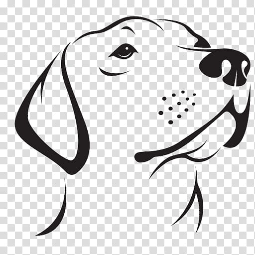 dog face white line art nose, Head, Snout transparent background PNG clipart
