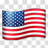 flag of USA transparent background PNG clipart