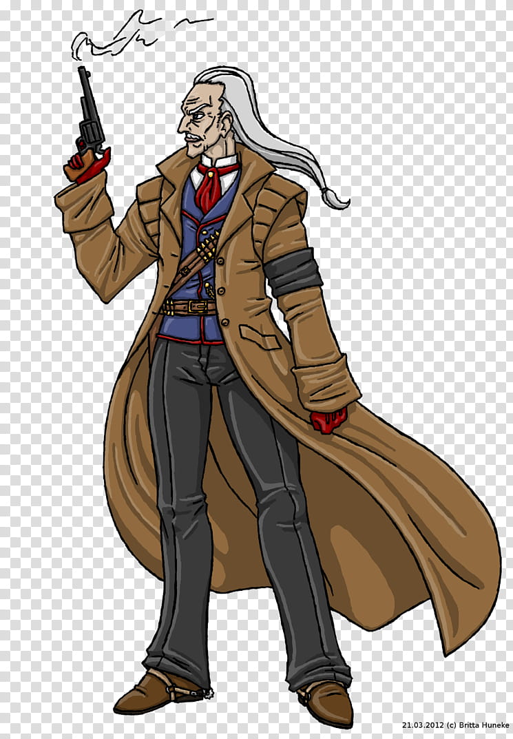 Revolver Ocelot, male cartoon character in coat illustration transparent background PNG clipart