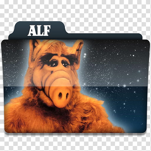 Windows TV Series Folders A B, Alf folder icon transparent background PNG clipart