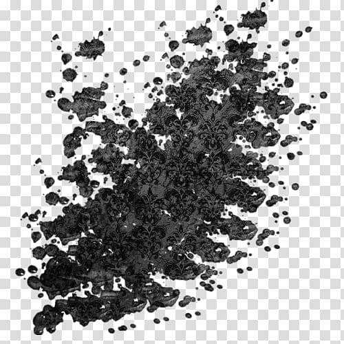 Splatter Pattern S, black powder transparent background PNG clipart