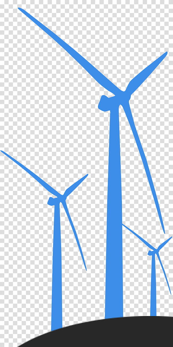 Wind, Wind Turbine, Wind Power, Windpump, Renewable Energy, Windmill, Renewable Resource, Blue transparent background PNG clipart