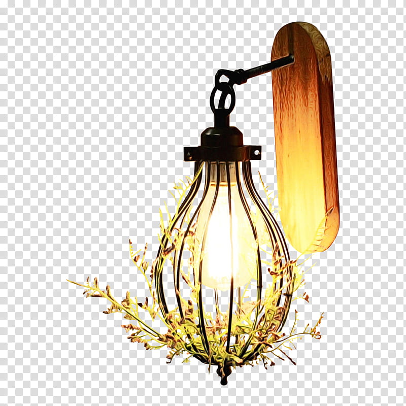 light fixture lighting ceiling fixture sconce lamp, Watercolor, Paint, Wet Ink, Interior Design transparent background PNG clipart