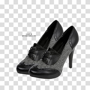 Fashion s, gray leather lace-up pumps screenshot transparent background PNG clipart thumbnail