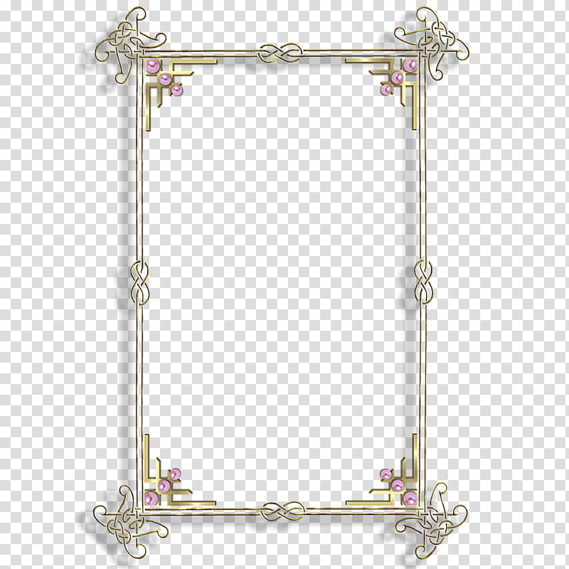 Decorative frames , gold and pink frame transparent background PNG clipart