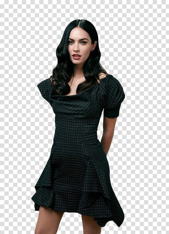 Elosin Michalka , Megan Fox transparent background PNG clipart