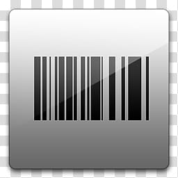 Glossy Standard  , barcode icon transparent background PNG clipart