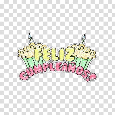 Happy Birthday Texts, Feliz Cumpleanos transparent background PNG clipart